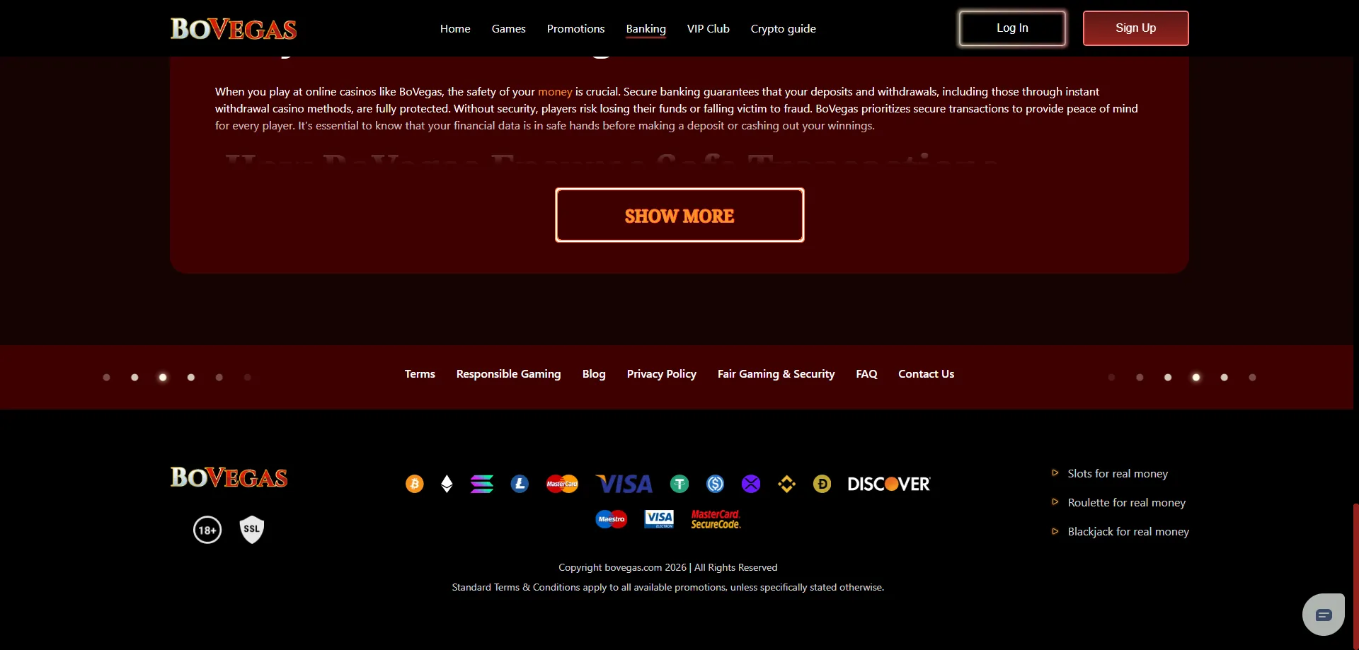 Bovegas Casino mobile app optimized for iOS and Android play